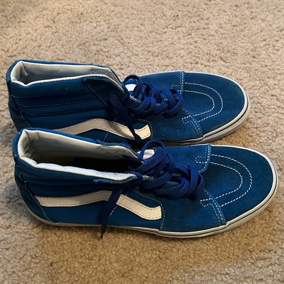 Blue High Top Vans - Picture 2 of 4